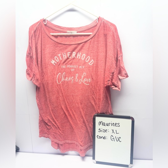 Maurices Tops - Maurices Red Short Sleeve Tee